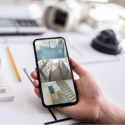 West Bloomfield security camera feed on cell phone